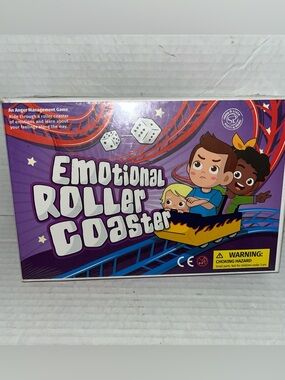 Emotional Rollercoaster: Help Kids Understand/Manage Anger & Emotions Board Game
